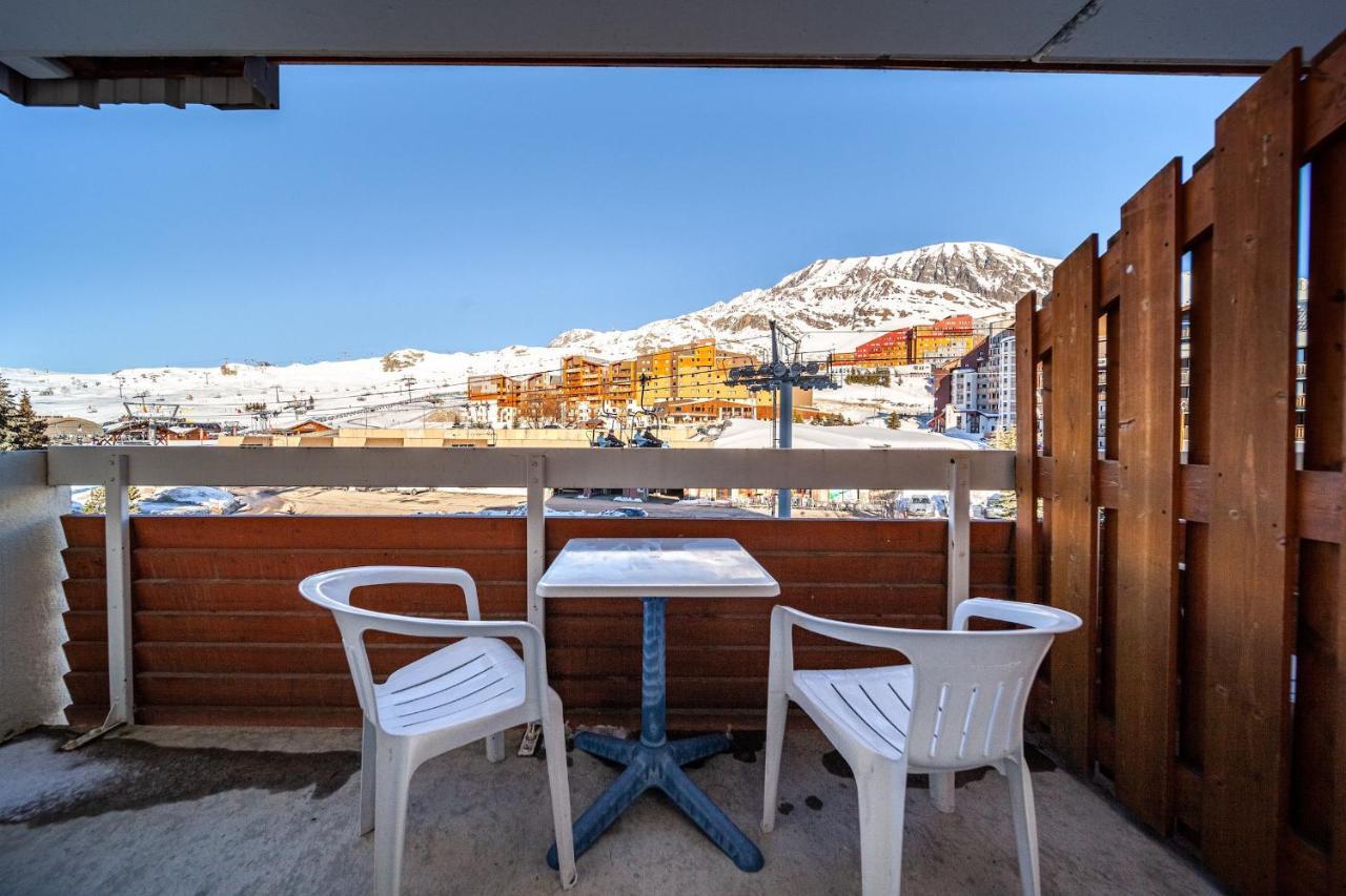 Appartement Pour 5 - Residence Avec Piscine Et Spa Huez Dış mekan fotoğraf